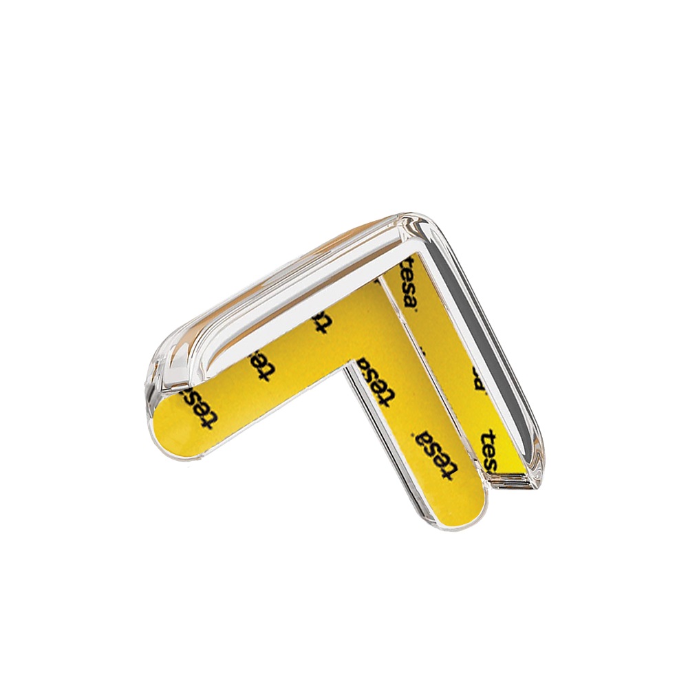 Set 12 Coltare din Silicon pentru colturi, forma L, fixare cu adeziv puternic Tesa, fara urme, Sipo - imagine 8