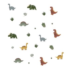 Sticker Decorativ Pentru Copii, Autoadeziv,Dinozauri, 90x80 cm