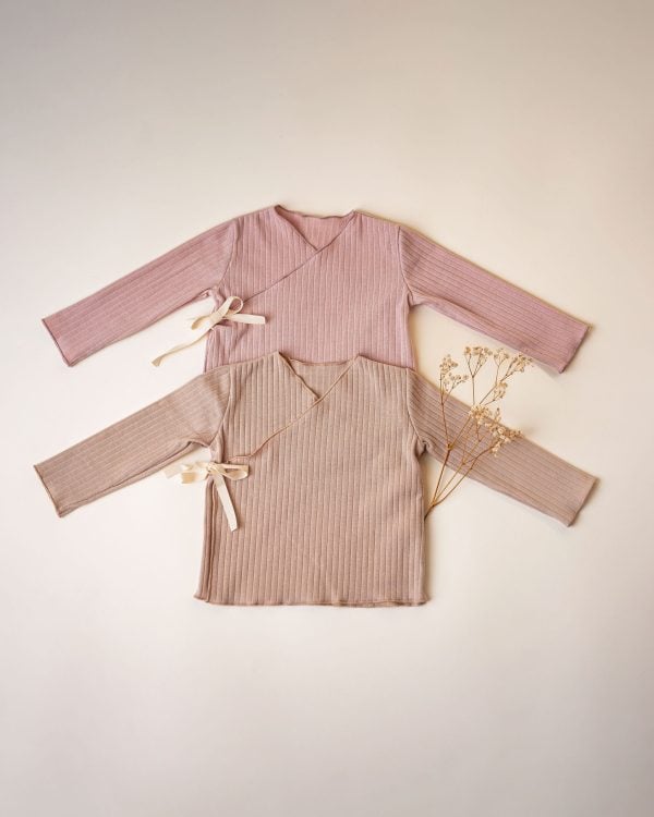 Set bluza si pantaloni bebelusi Nolis bej