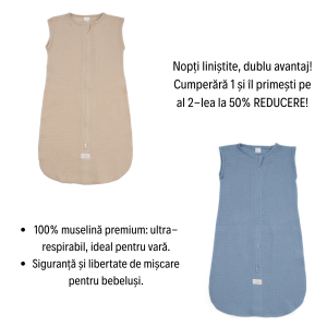 Set saci de dormit din muselina - Un must-have vara aceasta!