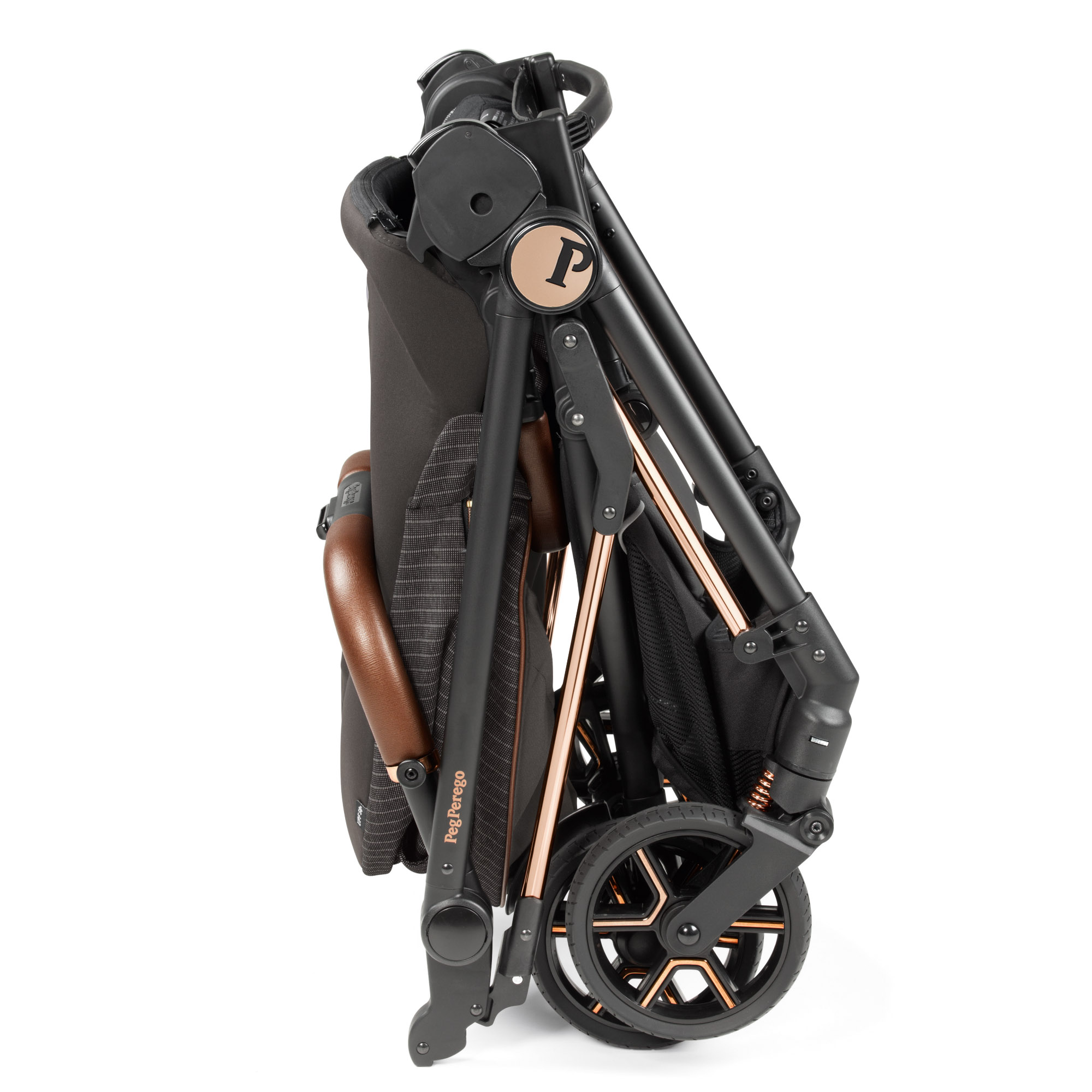 Carucior 3 in 1 Peg Perego Vivace, Lounge, 0 - 22 kg, 500, Negru/Gri - imagine 7