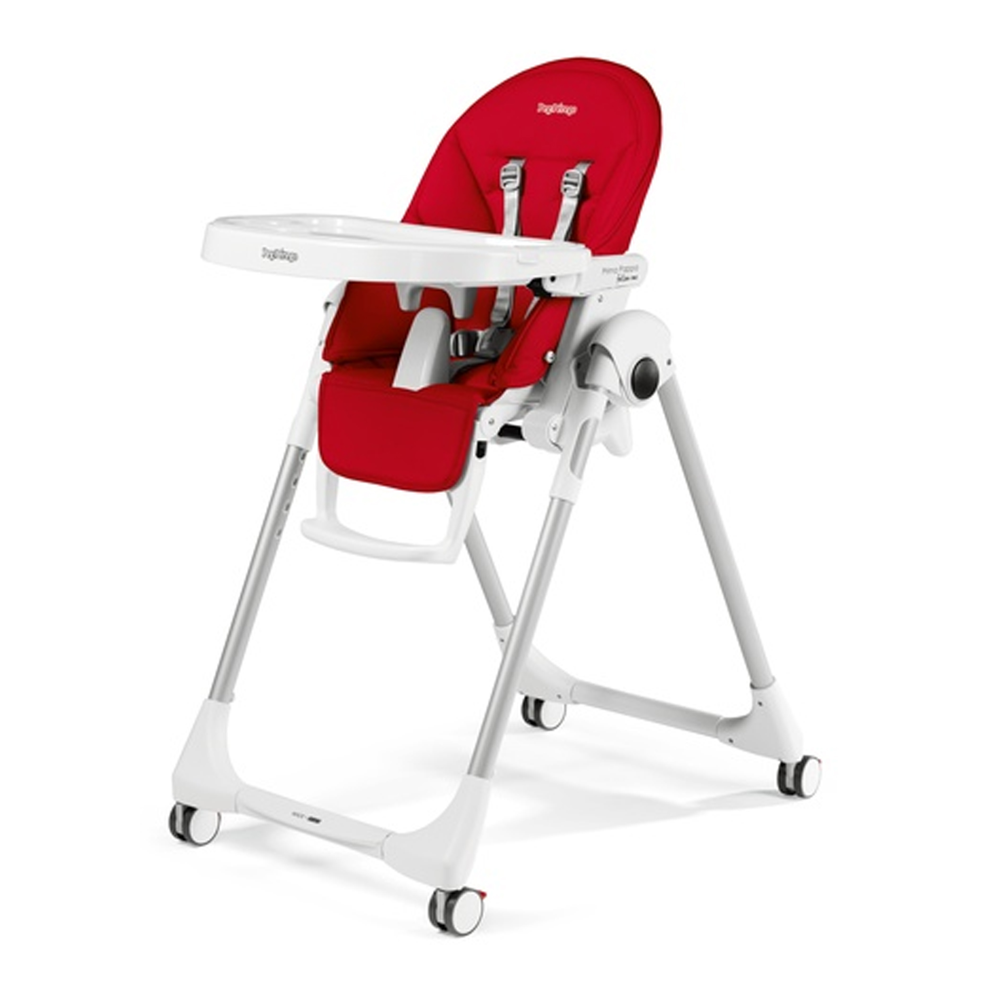 Scaun de masa Prima Pappa Zero, Peg Perego, Follow me, Fragola - imagine 2