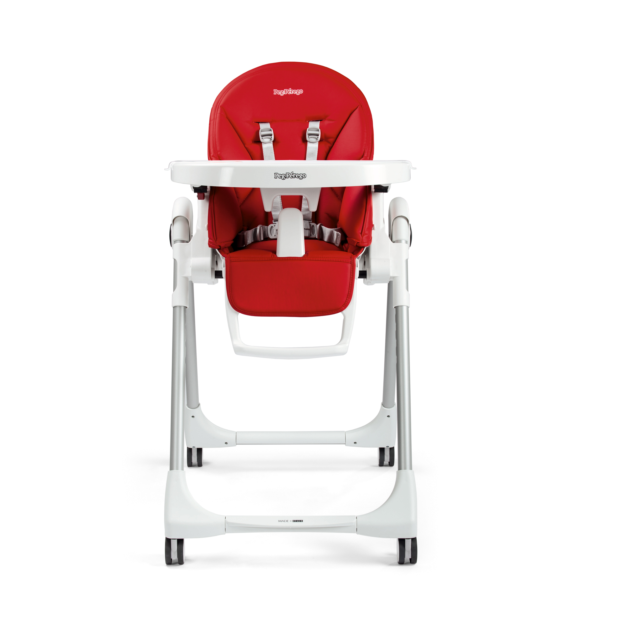 Scaun de masa Prima Pappa Zero, Peg Perego, Follow me, Fragola - imagine 5