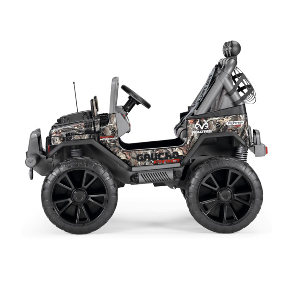 Masina electrica Peg Perego Gaucho Pro Realtree, 24V, 6 ani+, gri - imagine 2