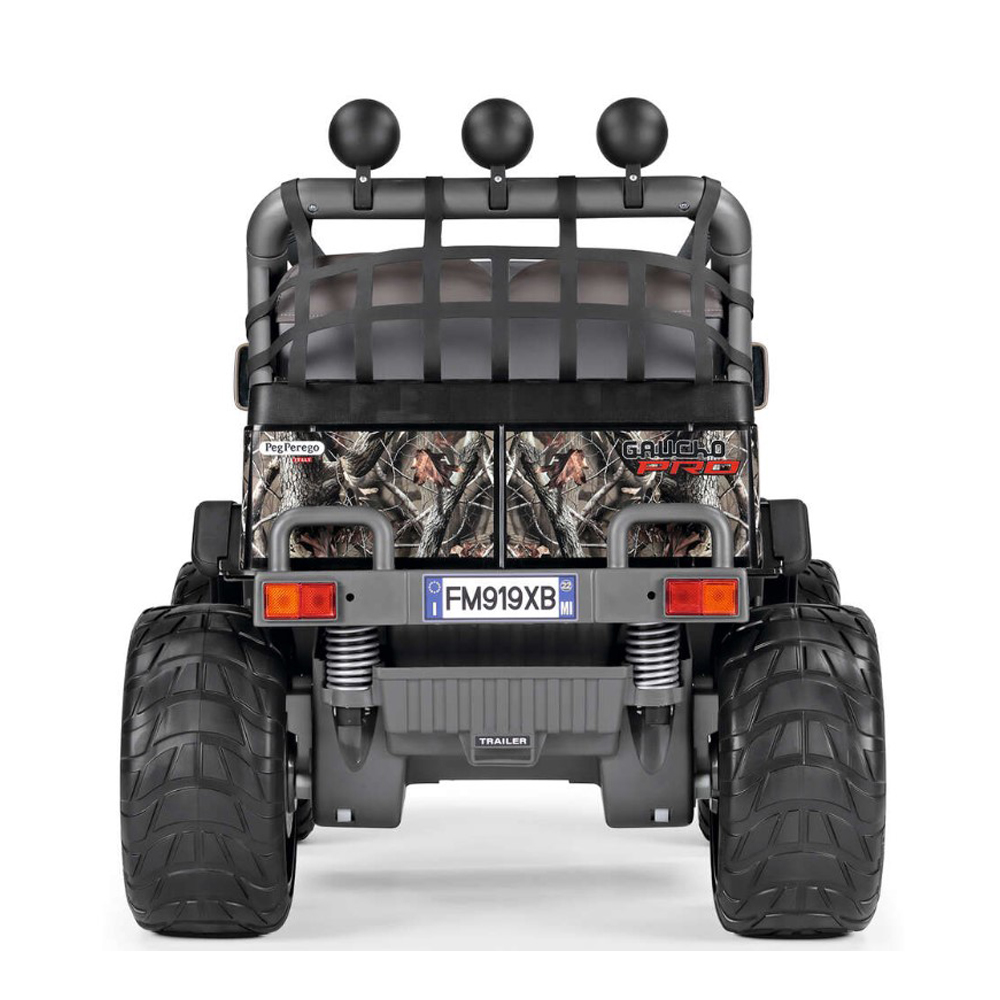 Masina electrica Peg Perego Gaucho Pro Realtree, 24V, 6 ani+, gri - imagine 4
