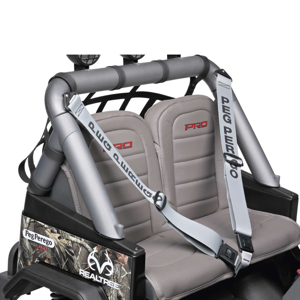 Masina electrica Peg Perego Gaucho Pro Realtree, 24V, 6 ani+, gri - imagine 5