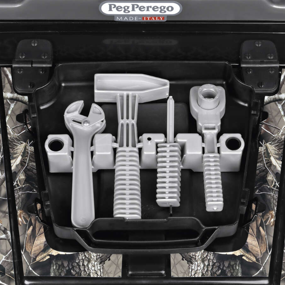 Masina electrica Peg Perego Gaucho Pro Realtree, 24V, 6 ani+, gri - imagine 6