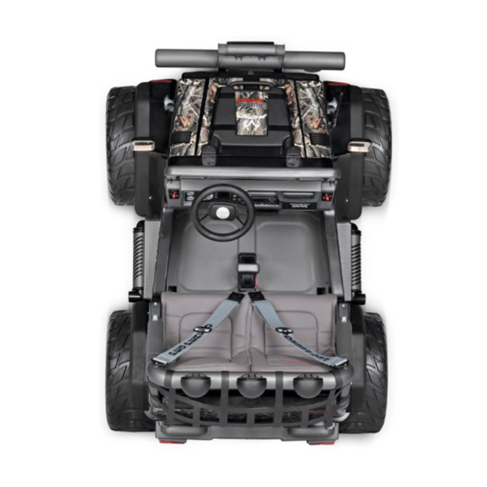 Masina electrica Peg Perego Gaucho Pro Realtree, 24V, 6 ani+, gri - imagine 7