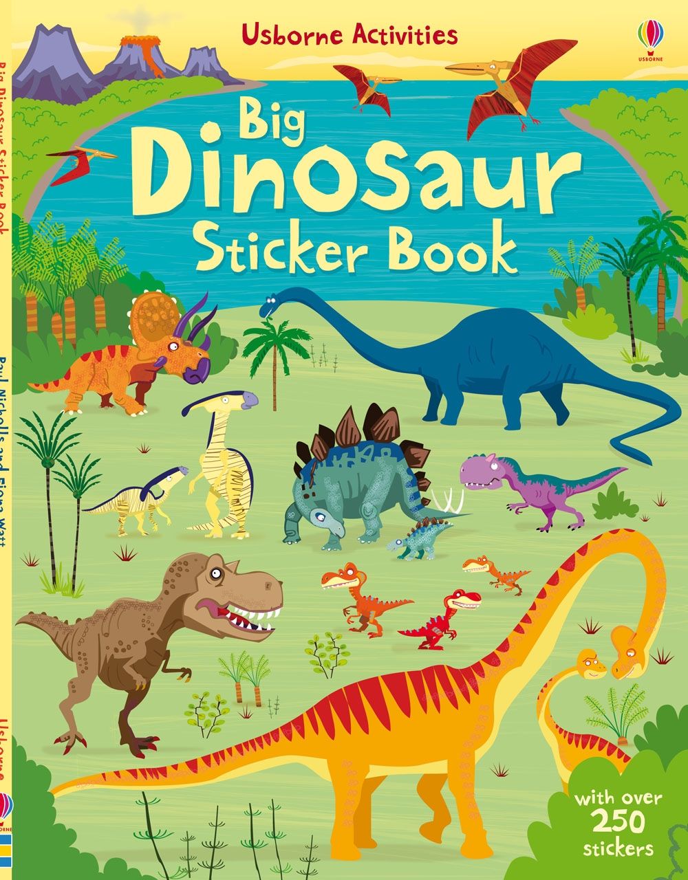 Carte cu stickere Big Dinosaur sticker book