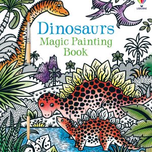 Dinosaurs magic painting book