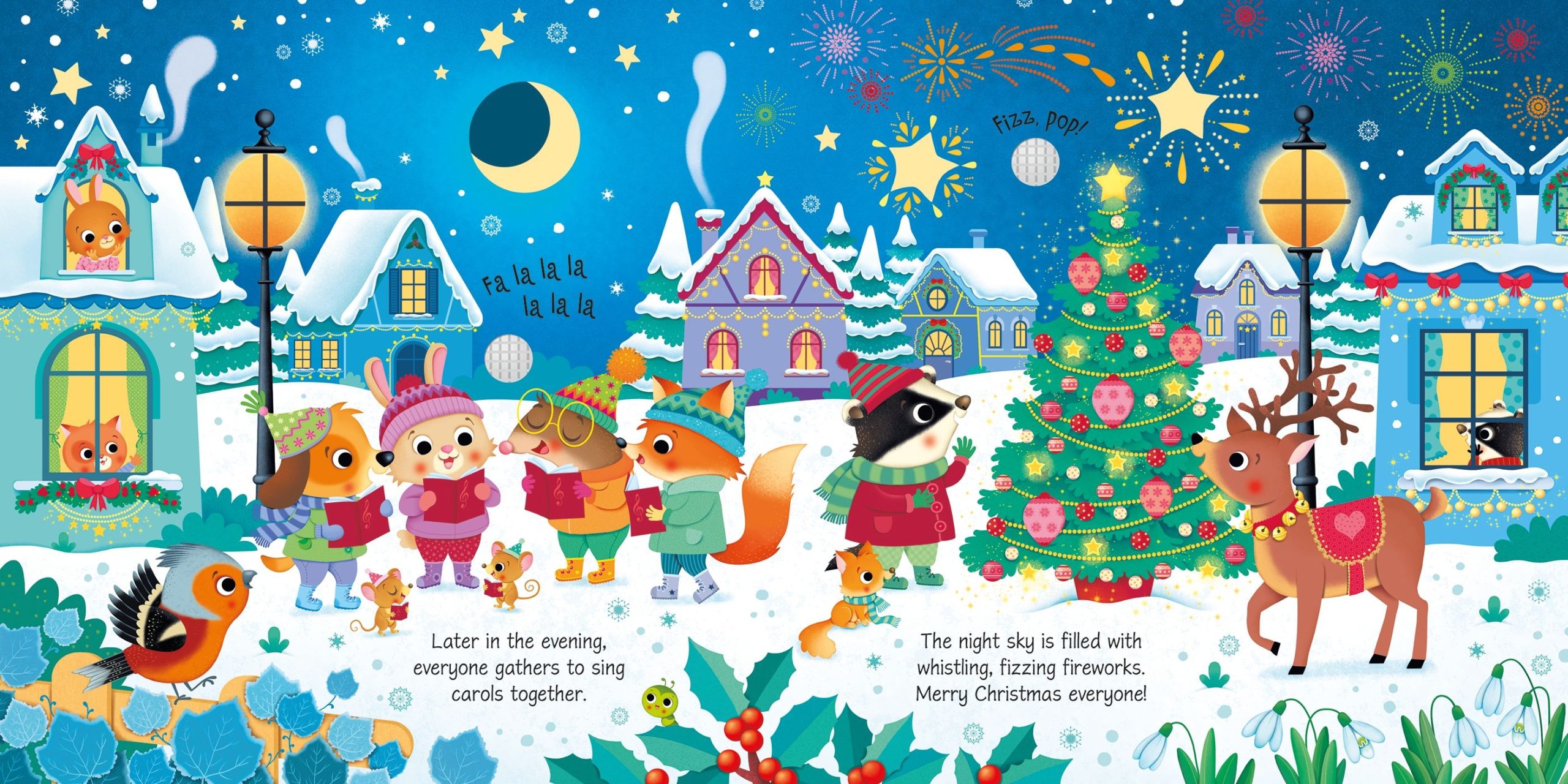 Winter wonderland sound book, Usborne - imagine 4