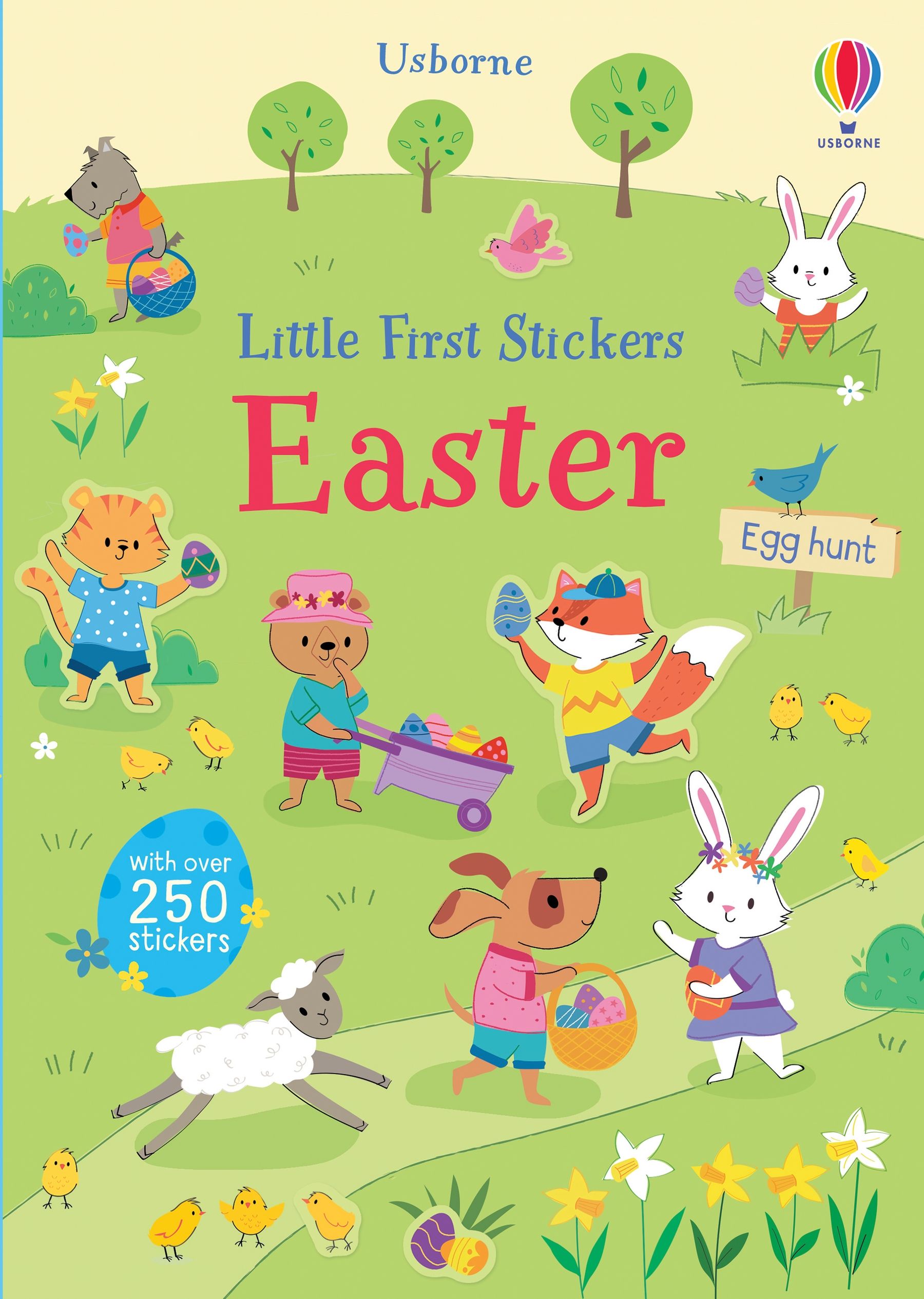 Carte cu stickere Little First Stickers Easter, Usborne