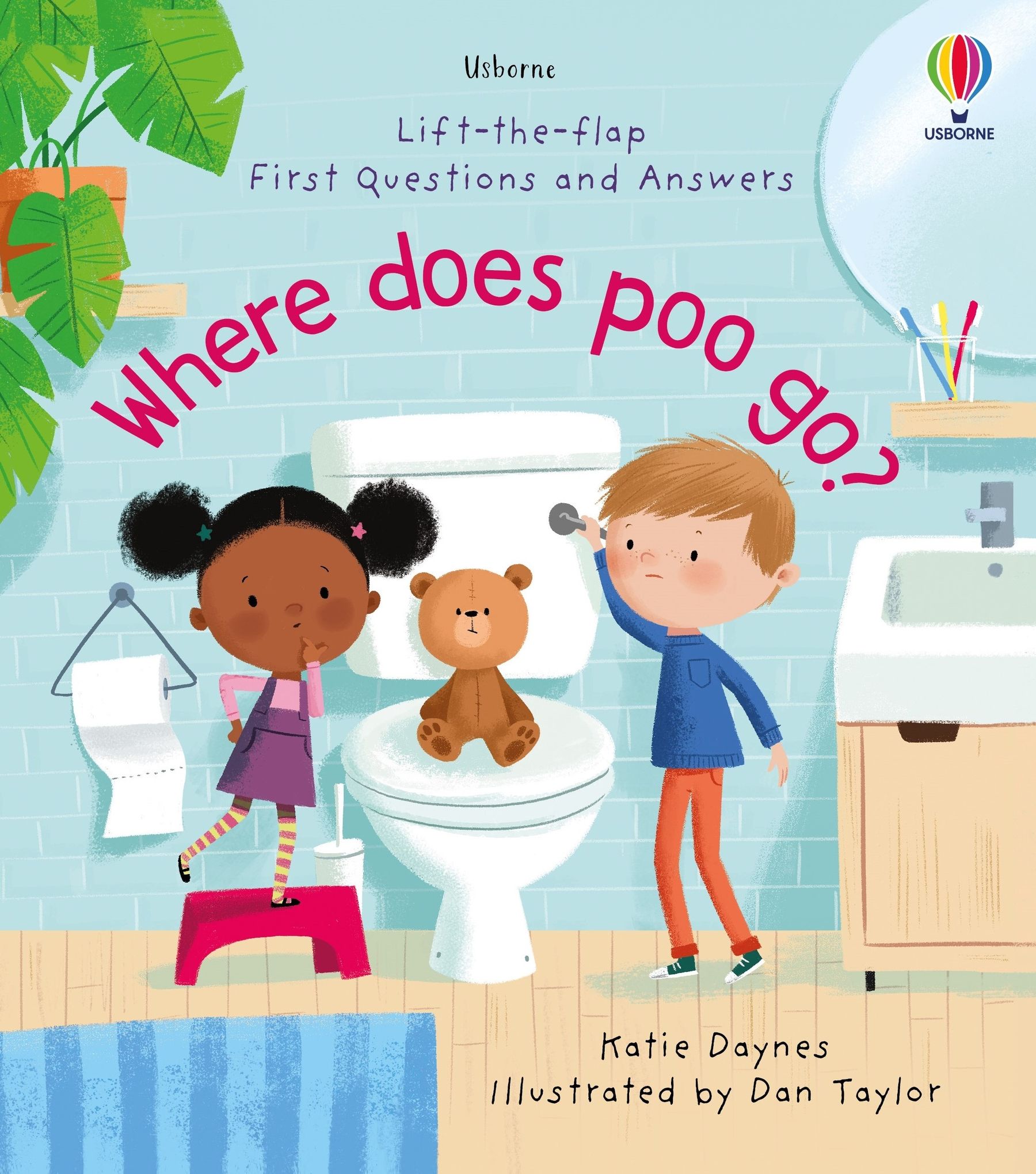 Where Does Poo Go?, carte cu clapete,Usborne