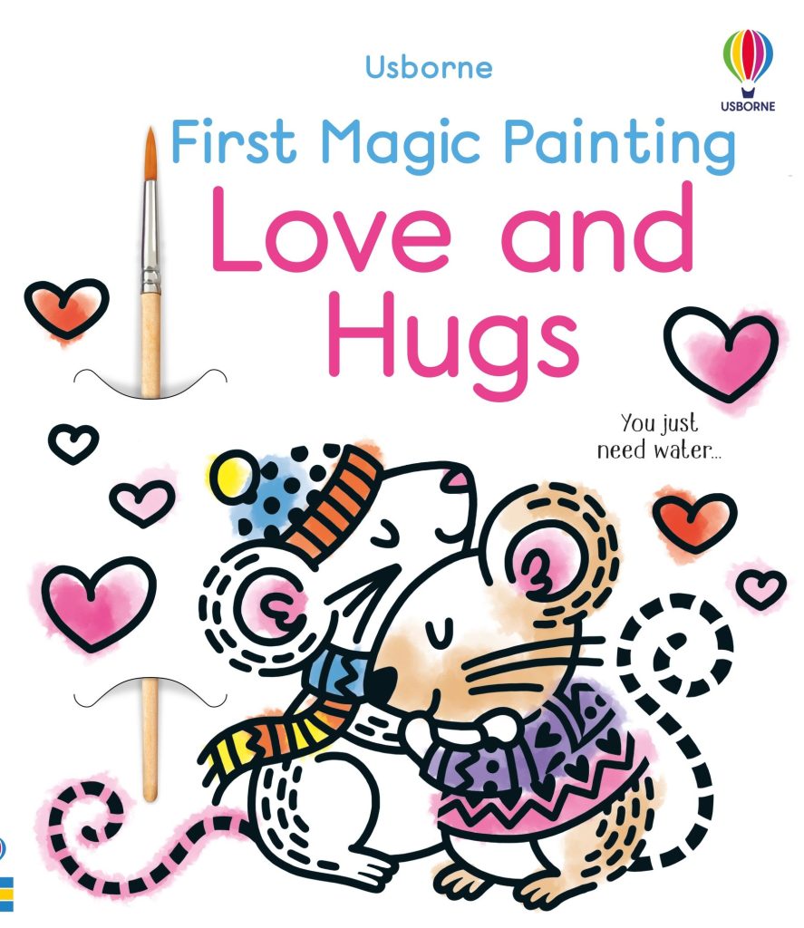 First magic painting Love and Hugs