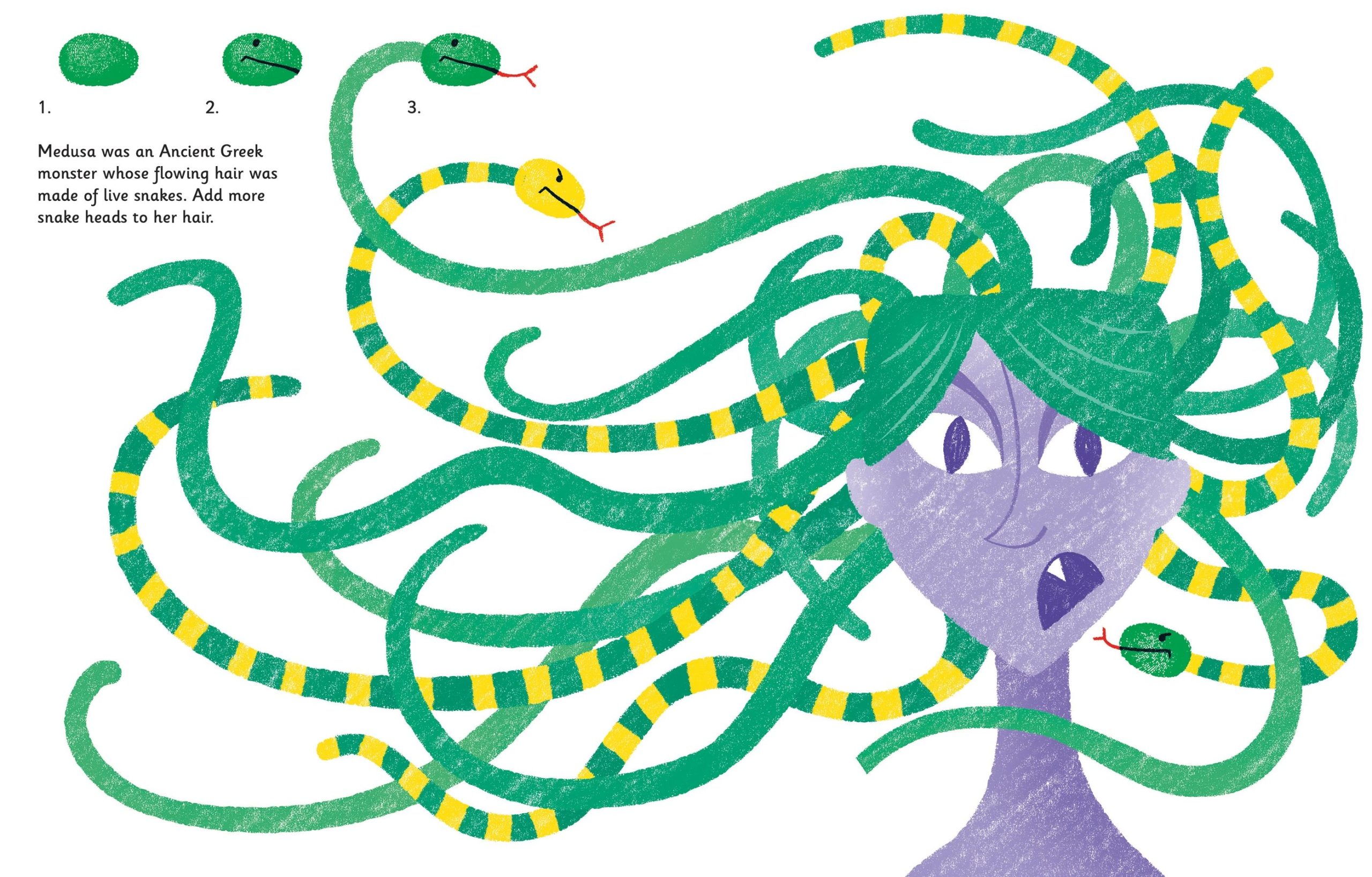 Carte de pictat cu degetele Fingerprint Activities Monsters, Usborne - imagine 4