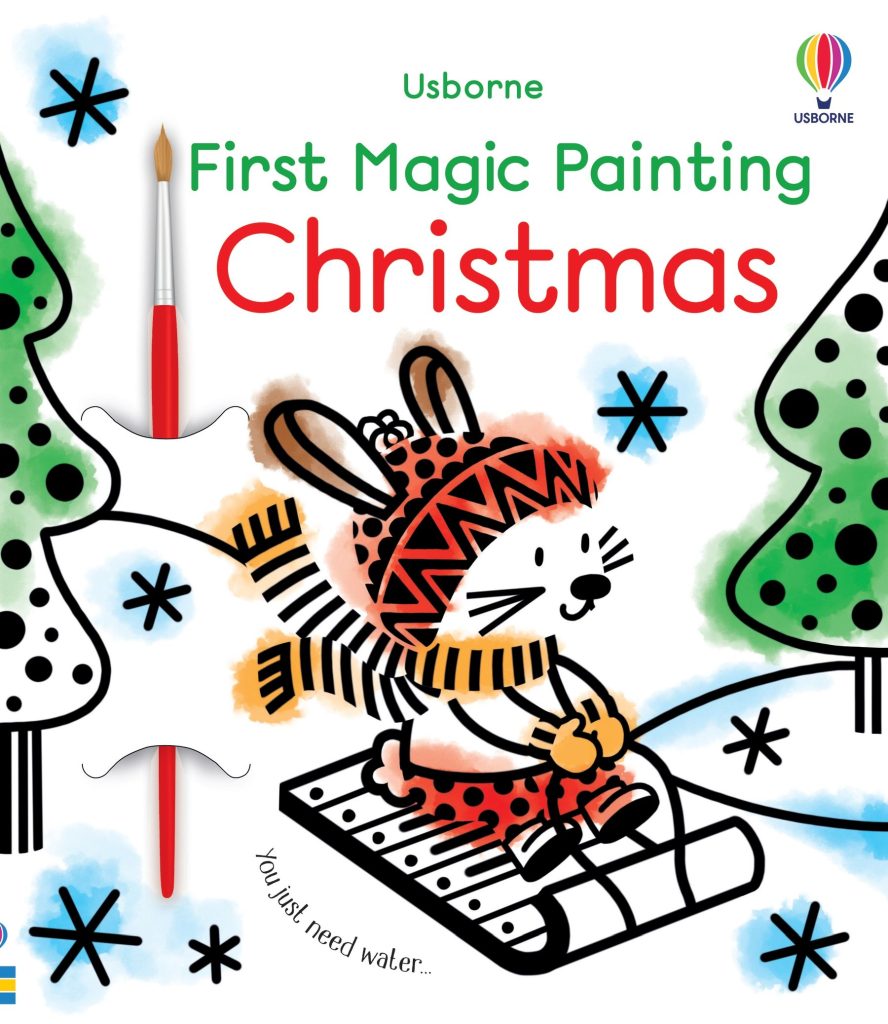 First magic painting Christmas