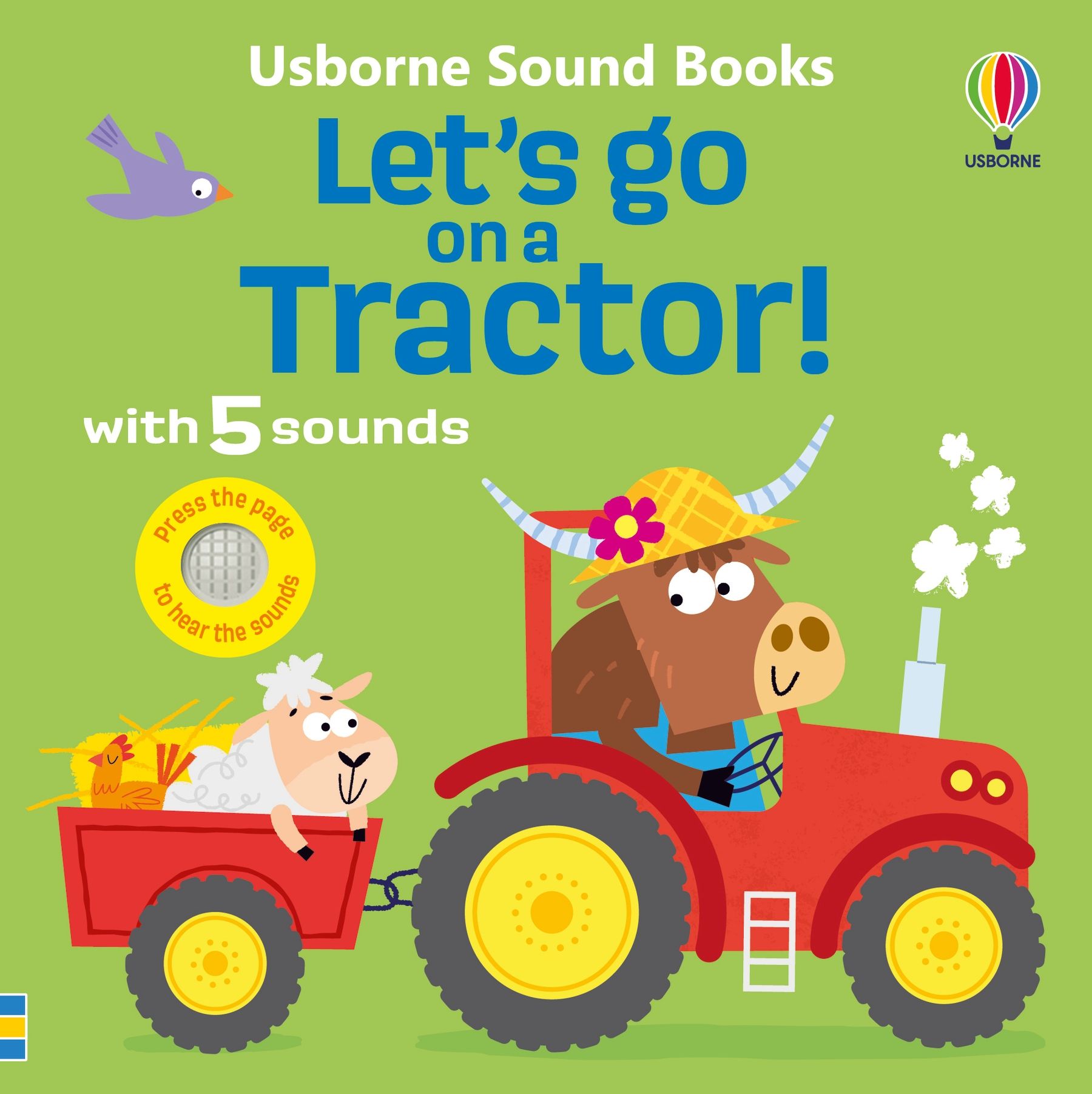 Let's go on a Tractor, carte cu sunete, Usborne