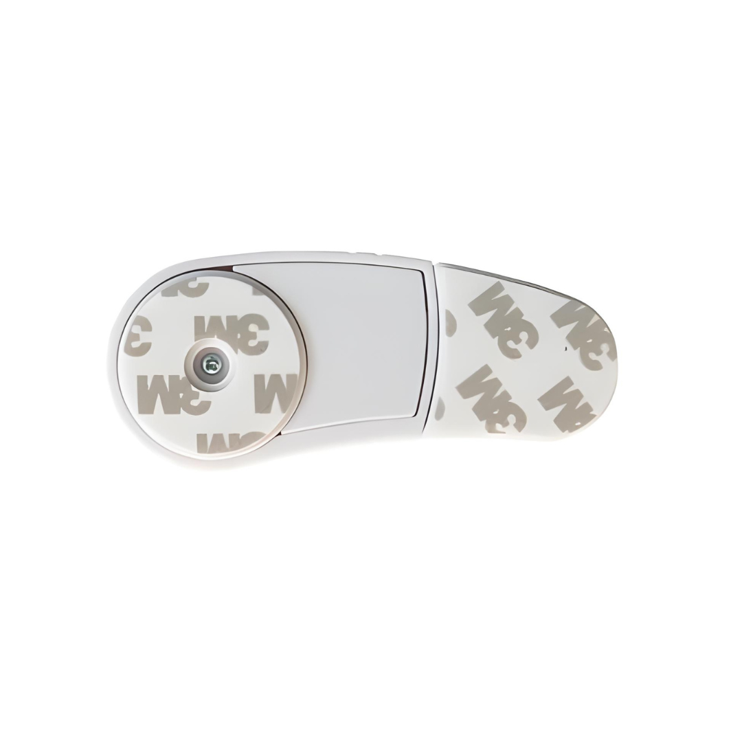 Blocator dulap, cu buton glisant, alb, set 2 buc - imagine 5
