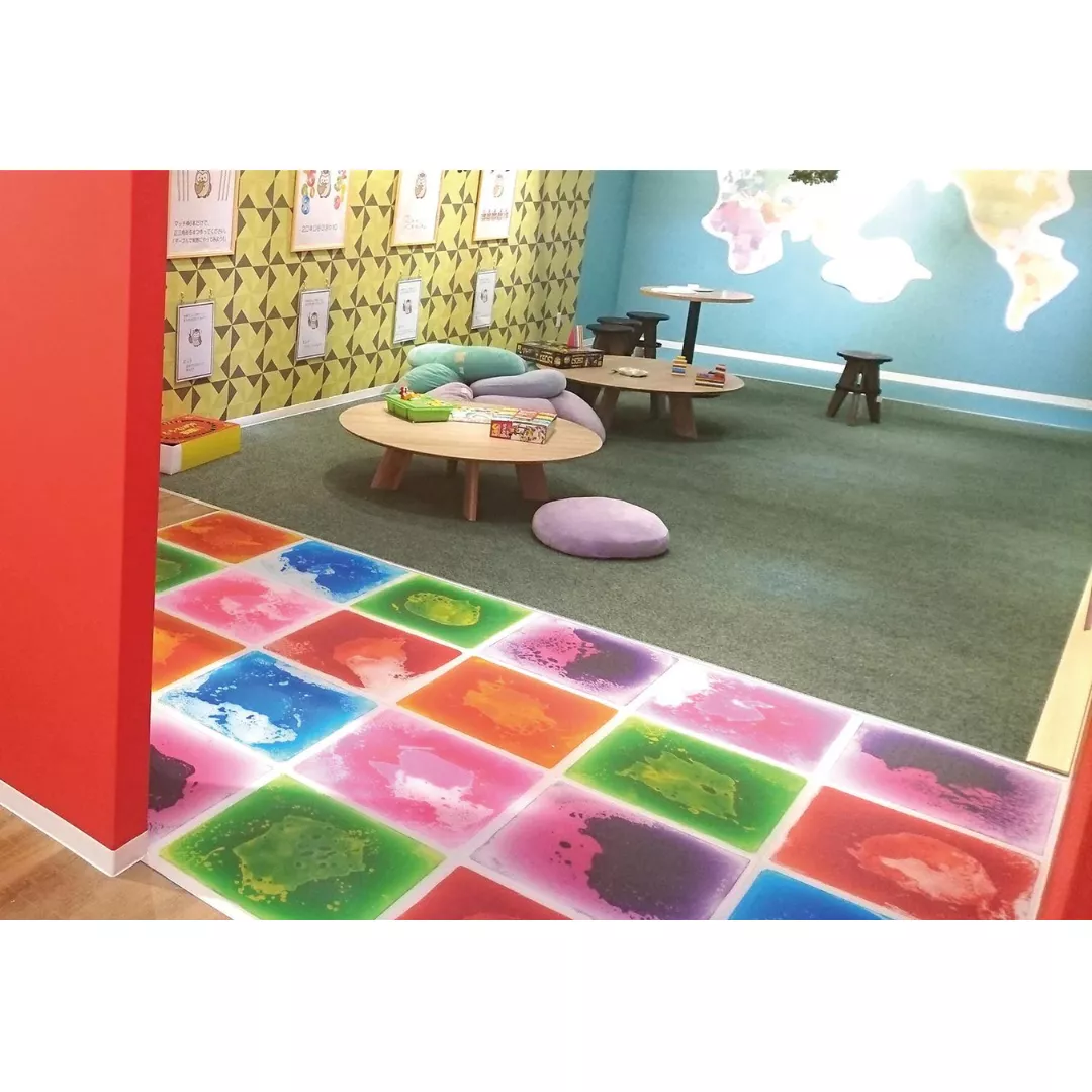 Covoras puzzle copii, 500x500mm, Liquid Floor - imagine 2