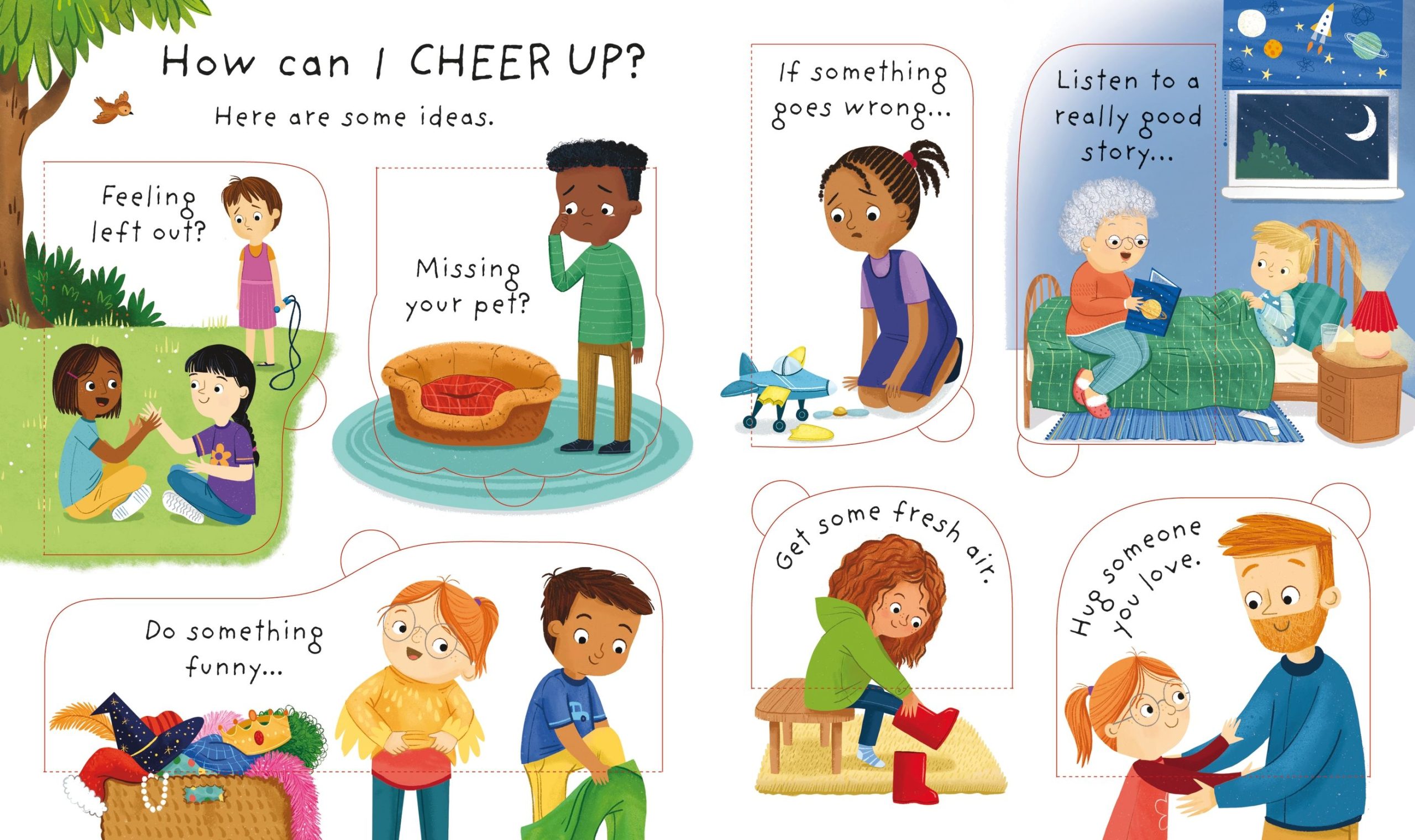 Why do I (sometimes) feel sad?, carte cu clapete, Usborne - imagine 3