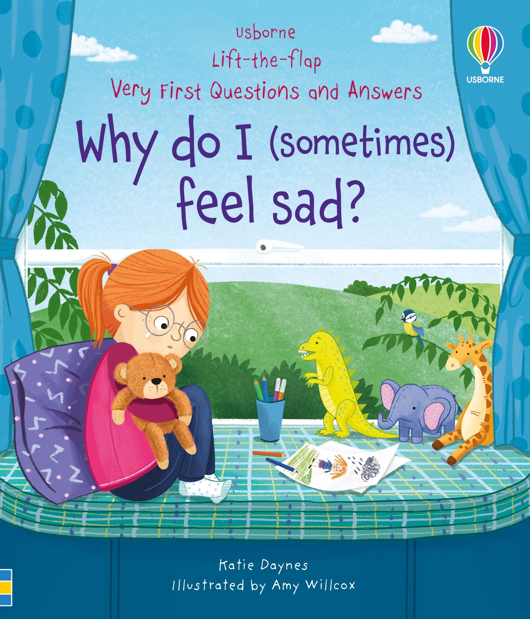 Why do I (sometimes) feel sad?, carte cu clapete, Usborne