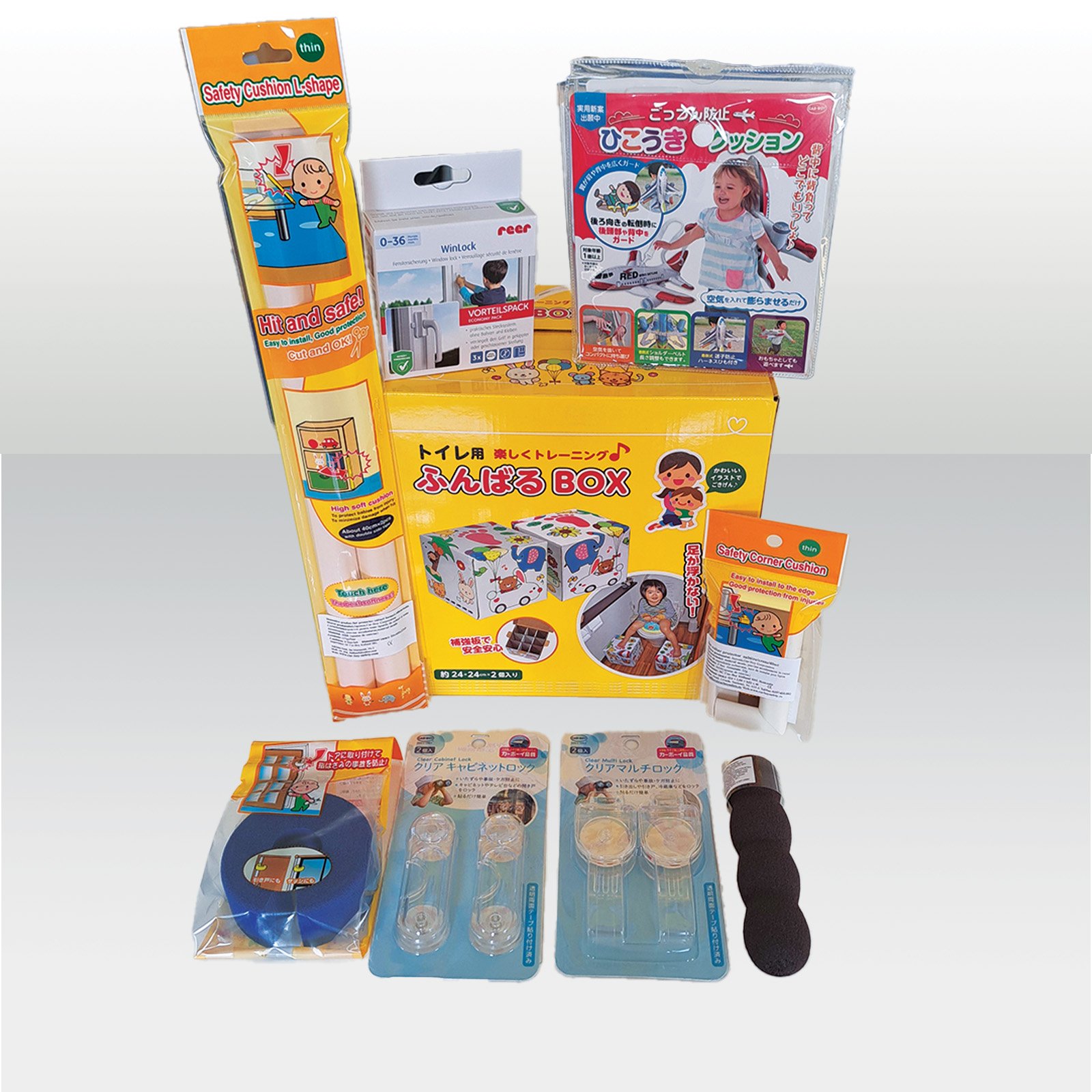 Pachet sisteme de siguranță japoneze pentru copii, 11 piese - imagine 2