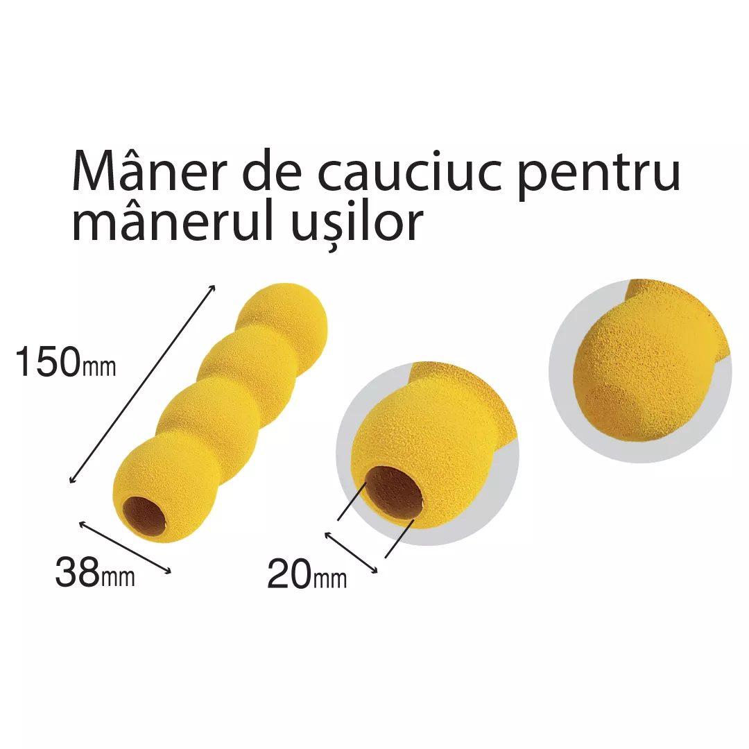 Protecție Clanță Ușă din Spumă de Cauciuc - Siguranță pentru Copii | Car Boy Safety - imagine 2