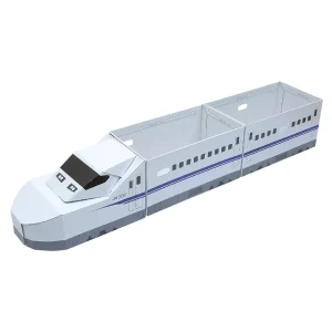 Tren de viteza japonez JR700, din carton, pentru copii