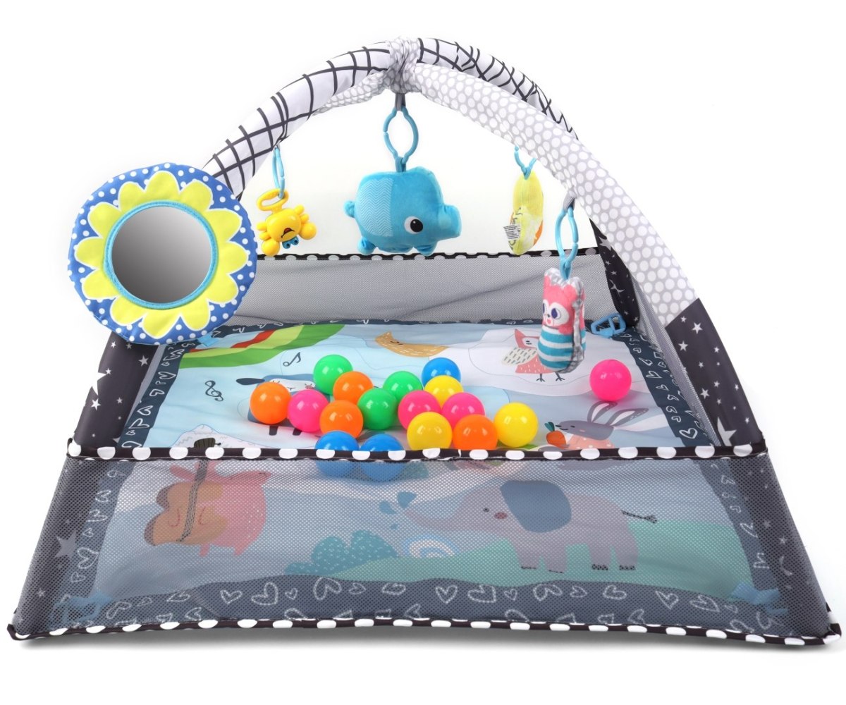 Saltea educationala 2in1, TinyMini, Tarc cu Mingi - imagine 4