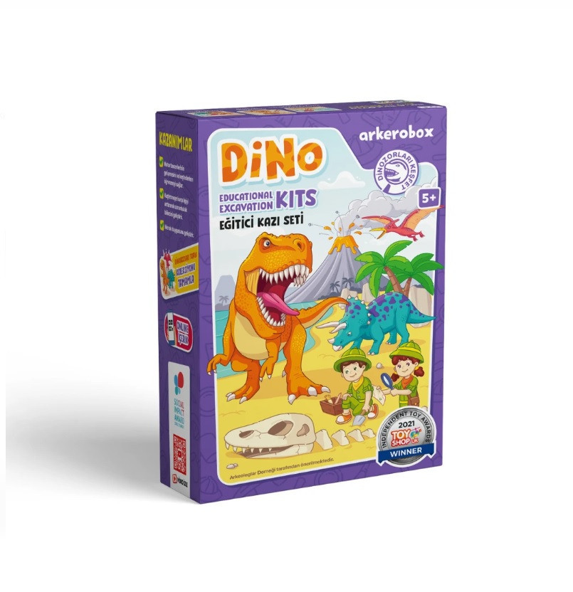 Arkerobox - Set arheologic educational si puzzle 3D, Dino - imagine 2