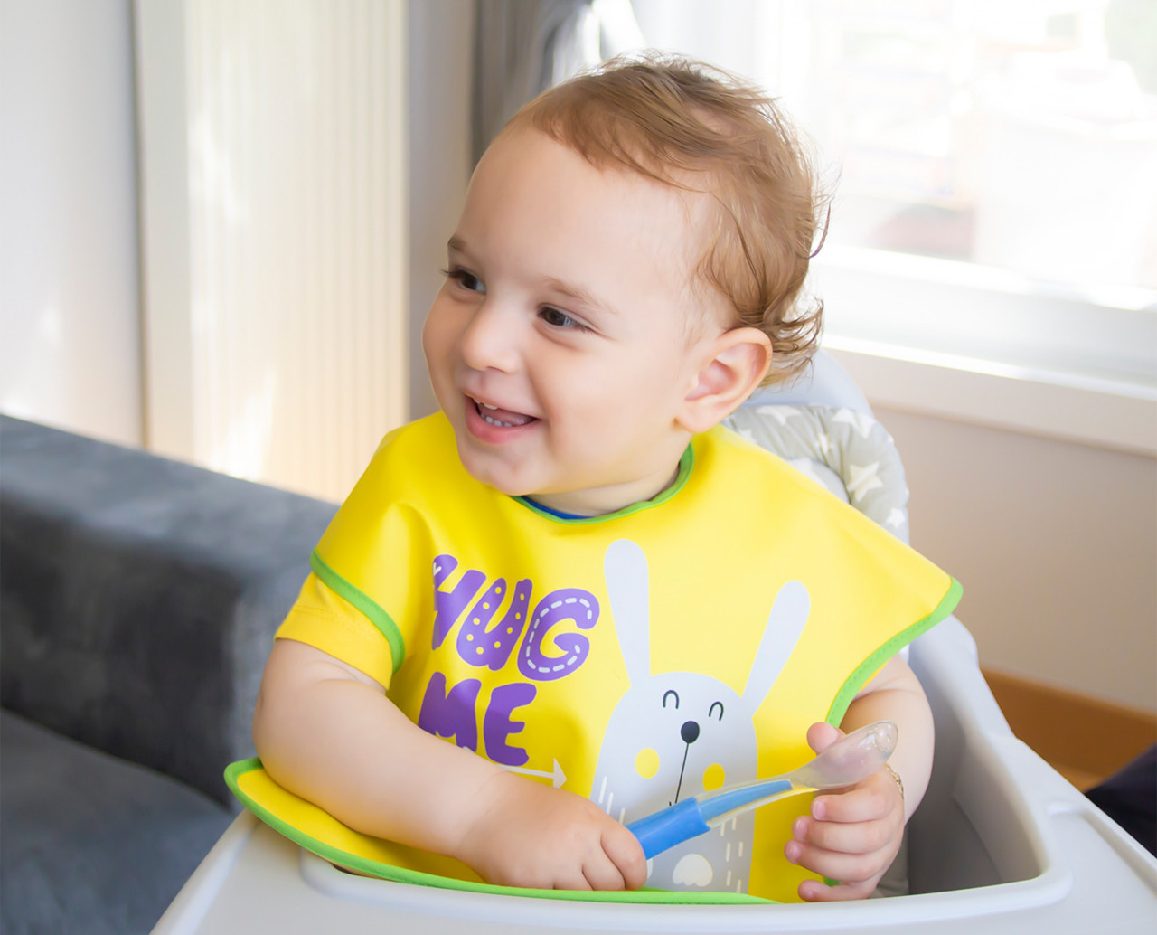 Baveta BabyJem cu buzunar Poly Large Bib - imagine 8