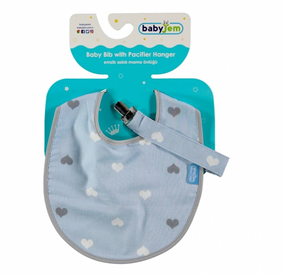 Baveta cu suport pentru suzeta BabyJem - imagine 9