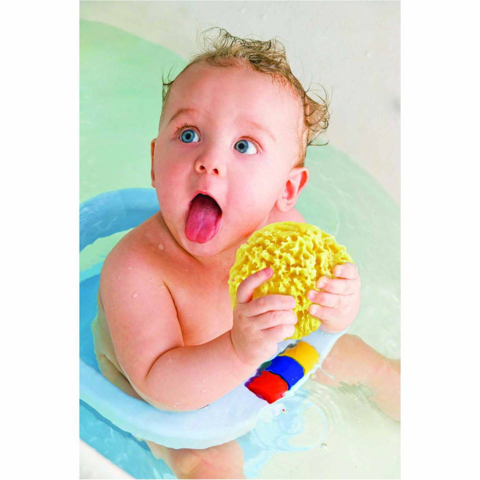 Burete natural pentru bebelusi BabyJem Sea Sponge - imagine 3
