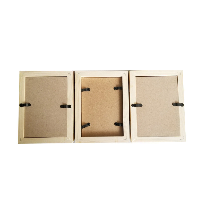 Kit rama foto tripla alba mobila cu cerneala pentru manuta si piciorus Drool - imagine 5