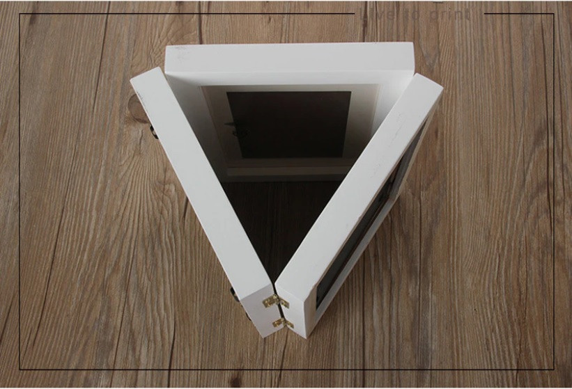 Kit rama foto tripla alba mobila cu cerneala pentru manuta si piciorus Drool - imagine 6