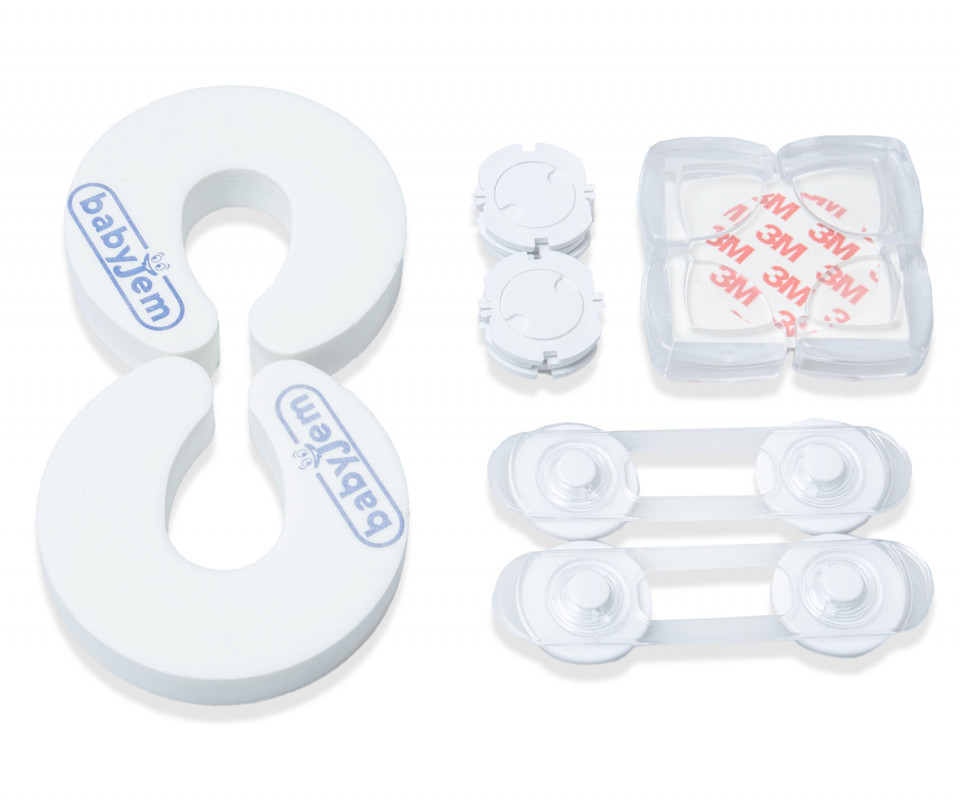 Kit sigurante mobilier BabyJem White - imagine 2