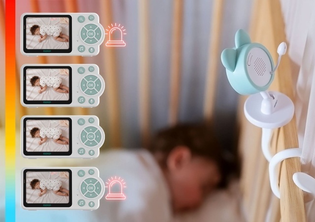 Neno Bambino – monitor electronic pentru bebeluși cu receptor wireless - imagine 2
