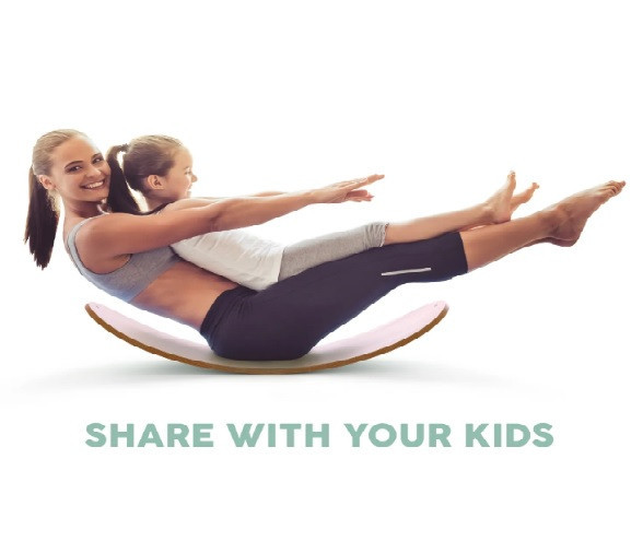 Placa de echilibru MamaToyz din lemn de mesteacan - imagine 8