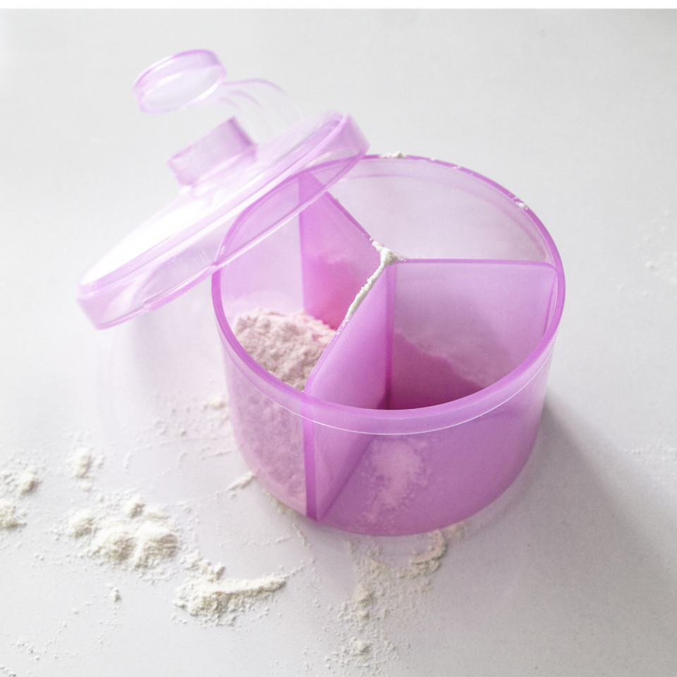 Recipient pentru lapte praf cu 3 compartimente BabyJem - imagine 5