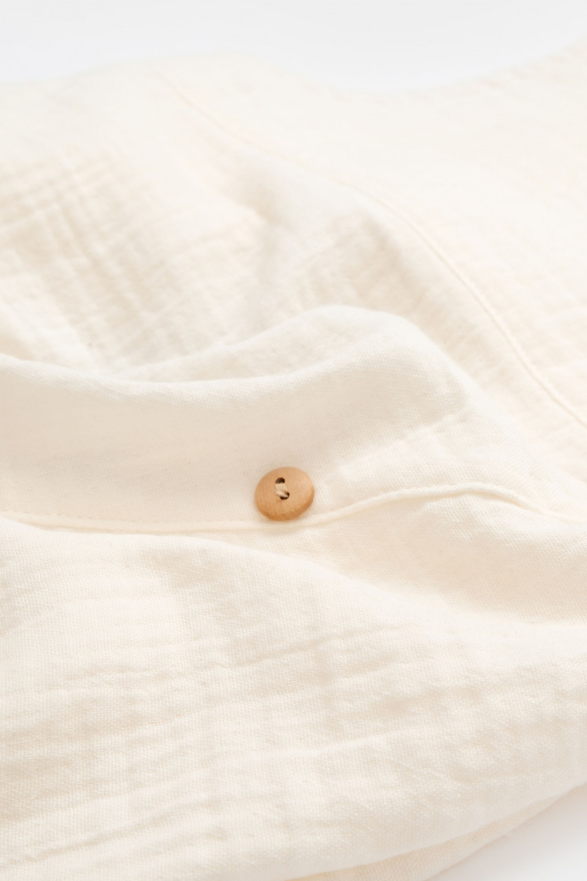 Salopeta de vara cu pantaloni lungi din muselina, BabyCosy, 100% bumbac organic - imagine 21