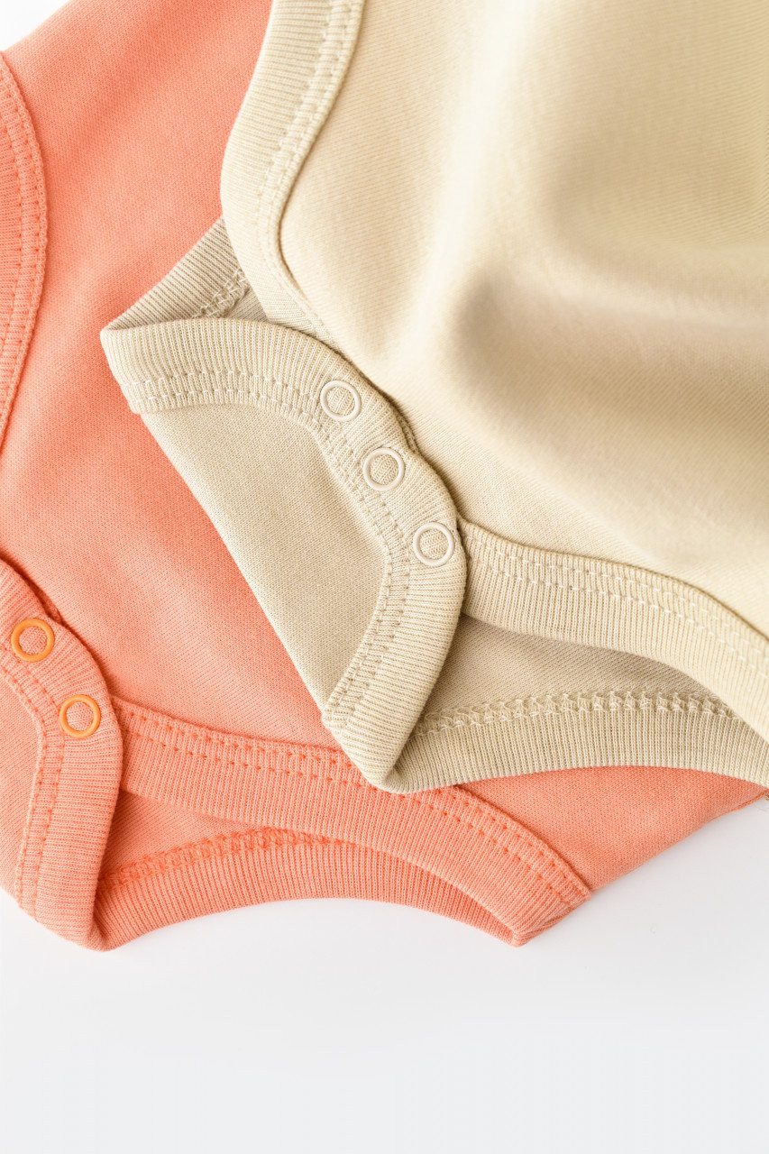 Set 2 body-uri bebe unisex -100% bumbac organic BabyCosy - imagine 48