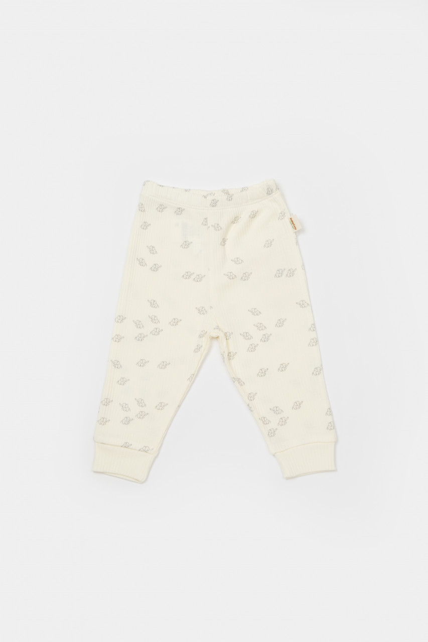 Set 2 pantalonasi Printed, BabyCosy, 50% modal+50% bumbac - imagine 2