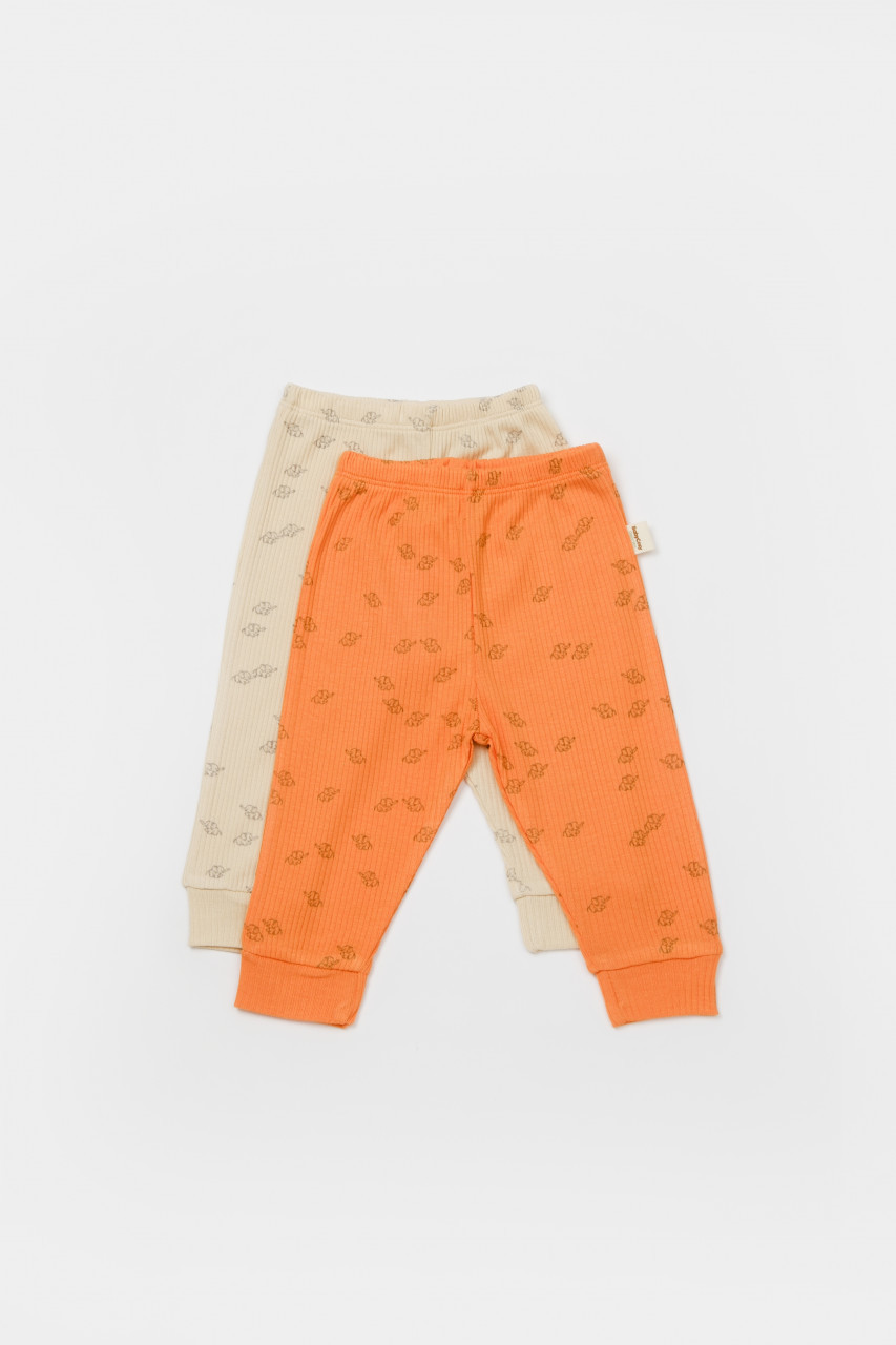 Set 2 pantalonasi Printed, BabyCosy, 50% modal+50% bumbac - imagine 7