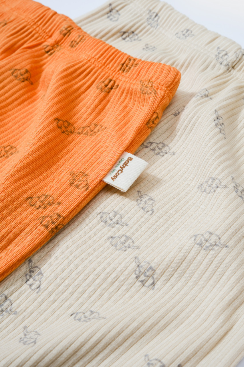 Set 2 pantalonasi Printed, BabyCosy, 50% modal+50% bumbac - imagine 8