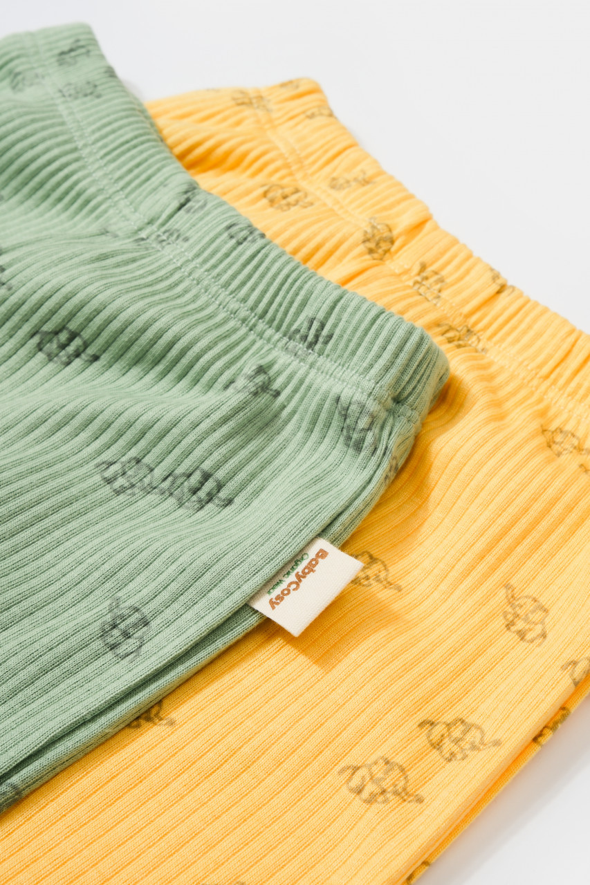 Set 2 pantalonasi Printed, BabyCosy, 50% modal+50% bumbac - imagine 11