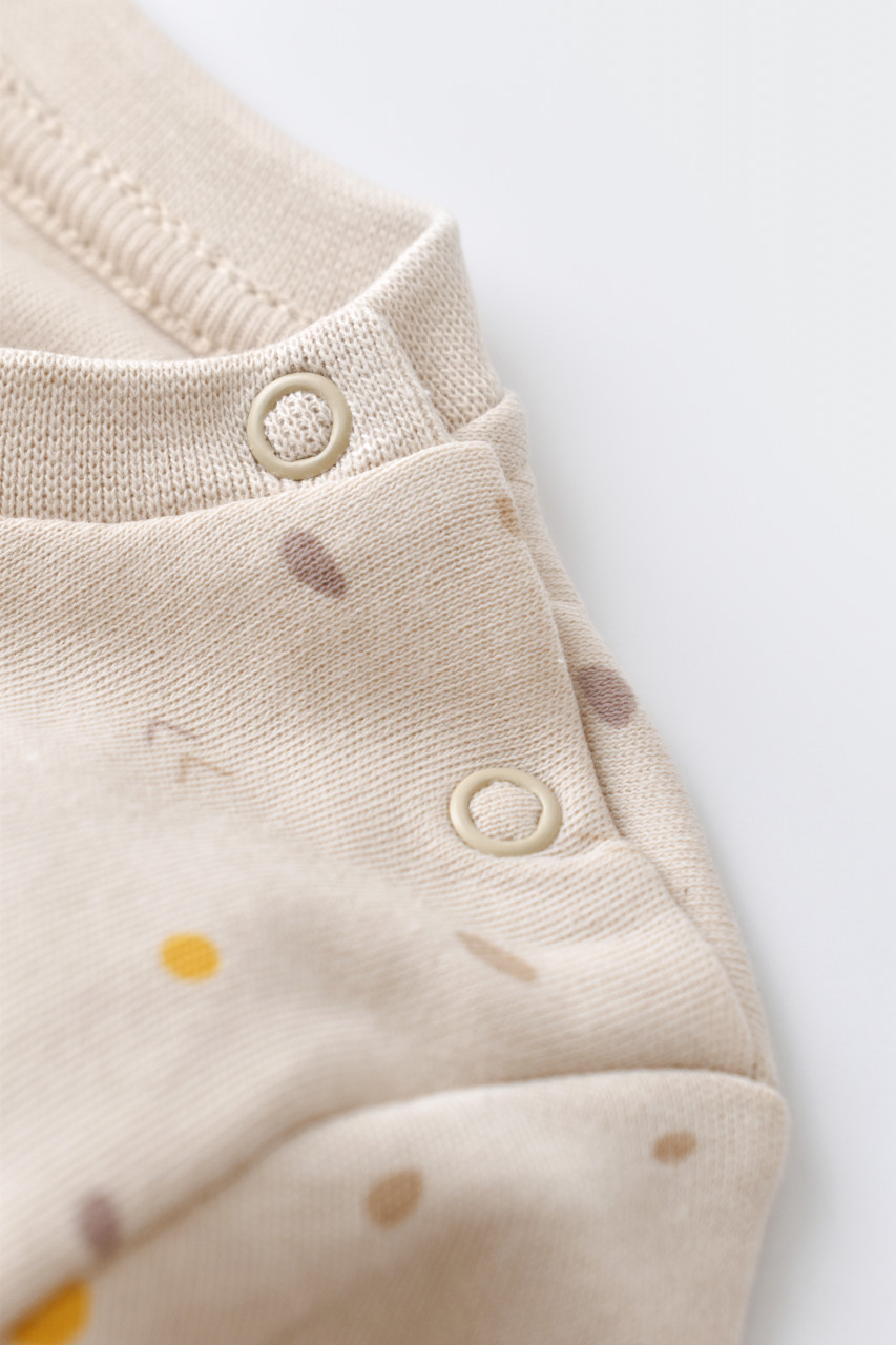 Set bluzita cu maneca lunga si pantaloni lungi - bumbac organic 100% - imagine 10