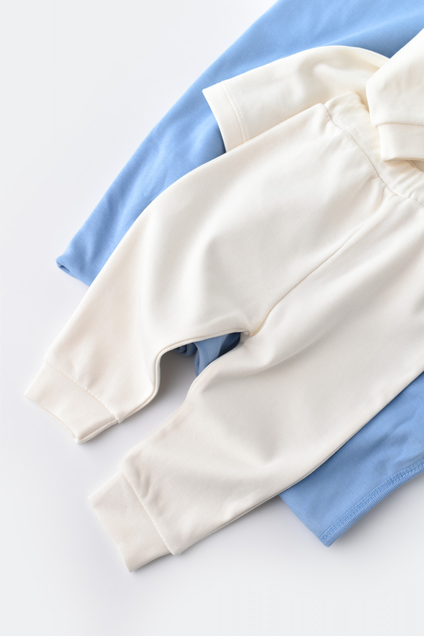 Set bluzita cu maneca lunga si pantaloni lungi - bumbac organic 100% - imagine 32