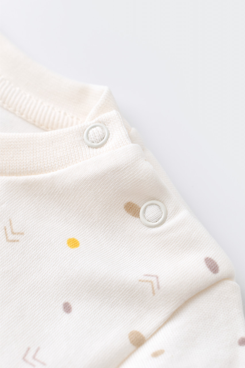 Set bluzita cu maneca lunga si pantaloni lungi - bumbac organic 100% - imagine 24