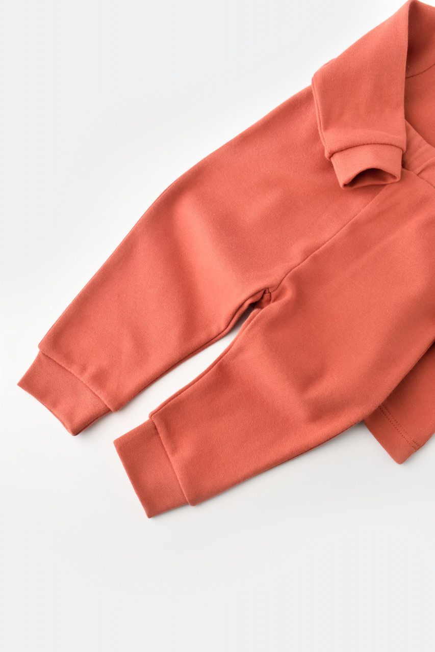 Set bluzita cu maneca lunga si pantaloni lungi - bumbac organic 100% - imagine 51