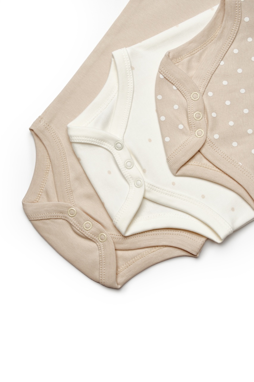 Set de 3 body TeddyBear, BabyCosy, 100% bumbac - imagine 8